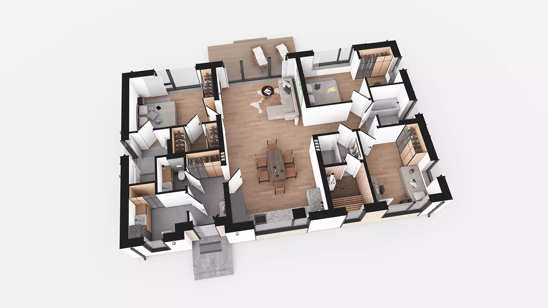 Терра Плюс 113, 3D-планировка